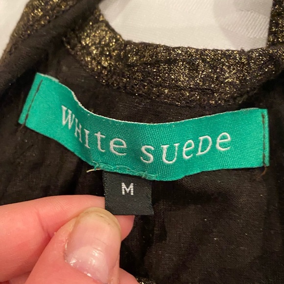 Gold tank top, twist racer back size med - Picture 3 of 6